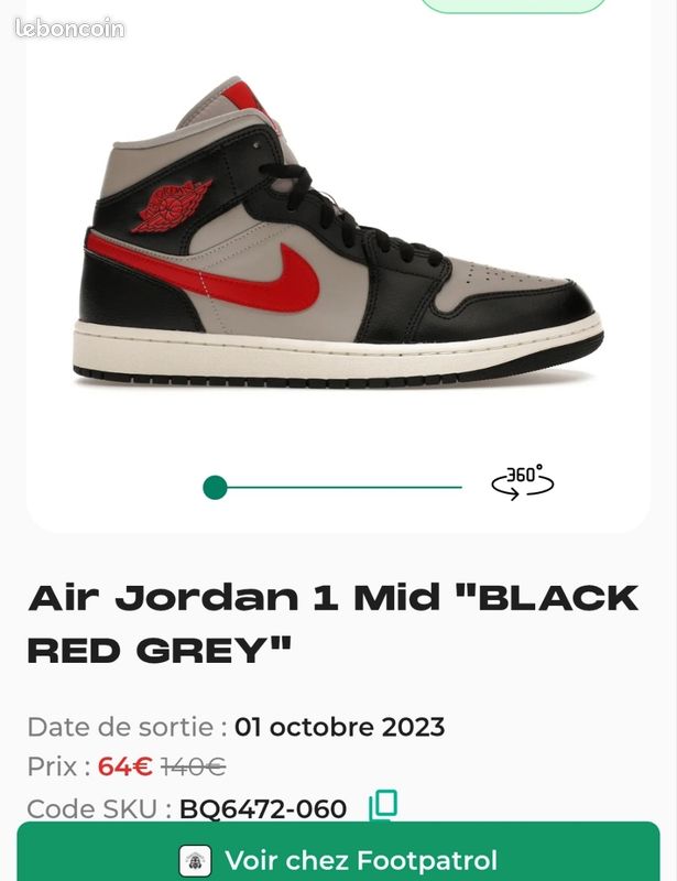 Air jordan 1 MID (image 2)