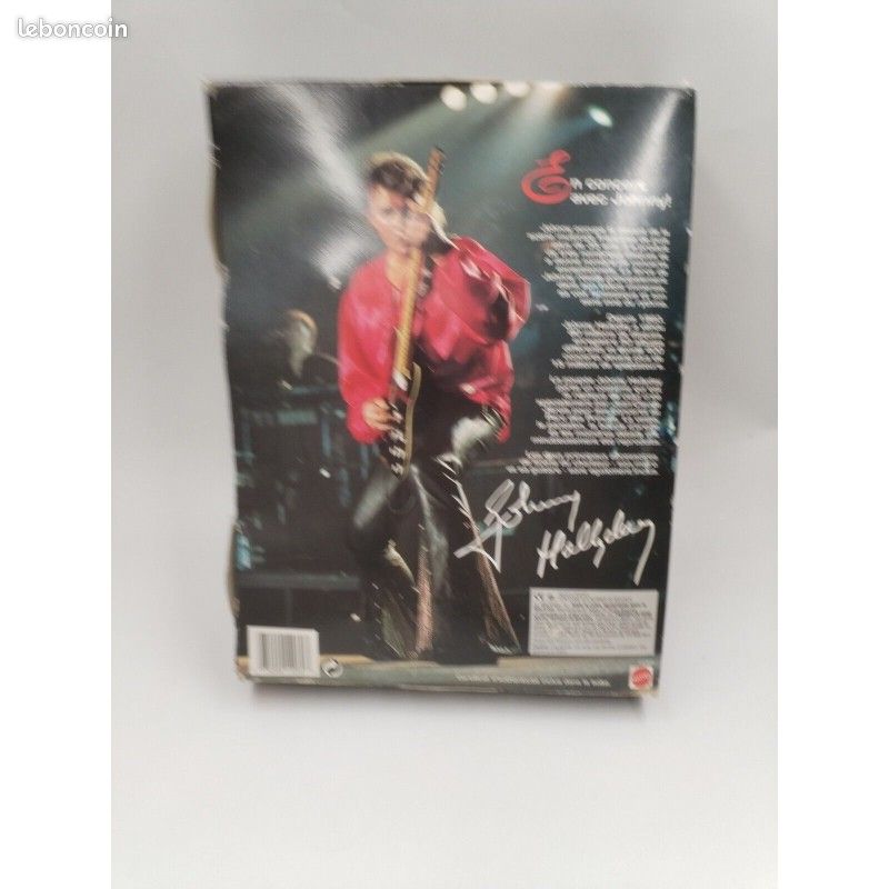 FIGURINE JOHNNY HALLYDAY Mattel 1968 - Collector 30 cm avec Guitare EUR 7,00 - FR