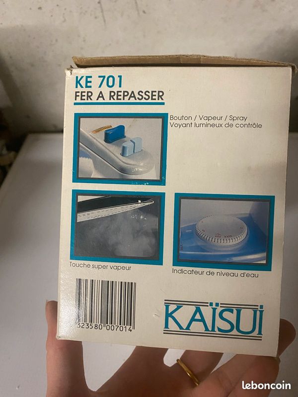 Fer à repasser vapeur Kaïsu ke701 1200watts (image 3)
