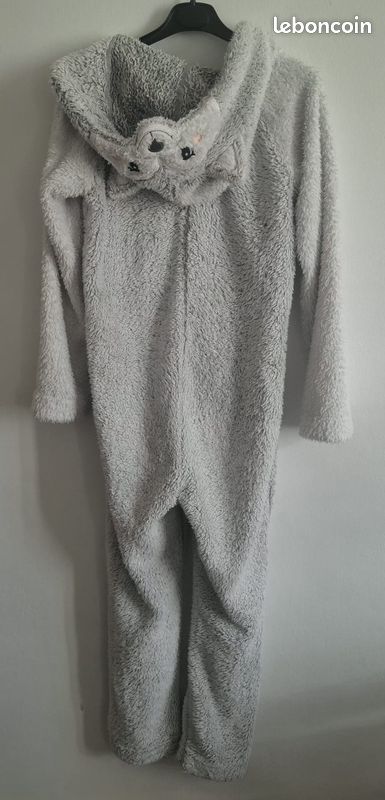 Surpyjama Lapin Gris Fille 8 Ans - In Extenso (Très Bon État)