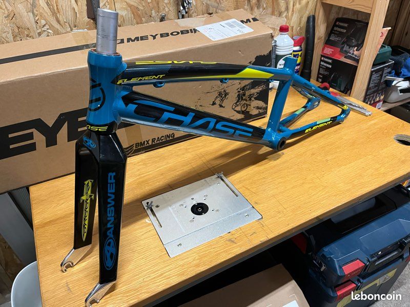 Cadre et fourche BMX race pro XXL - Chase element (image 4)