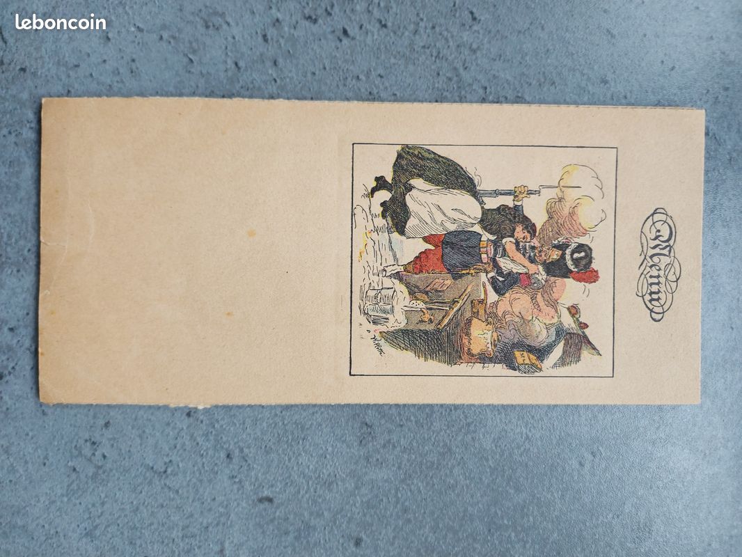 Lot de 12 ancien menus vierge (image 8)