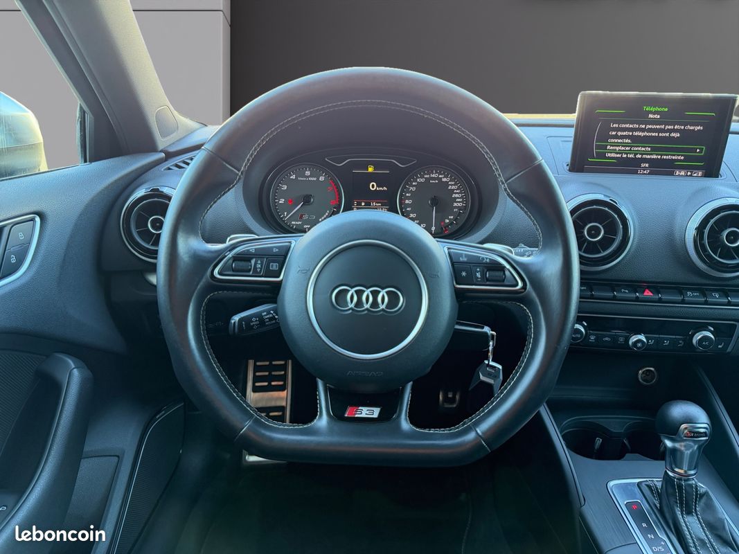 AUDI S3 2.0 TFSI S TRONIC 300cv - Entretien Exclusif Audi - Toit Ouvrant - Sièges Diamants - Garantie 12 mois (image 13)