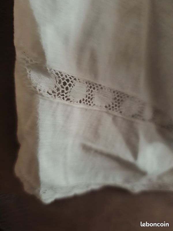 Culotte ancienne fendue en coton (image 2)