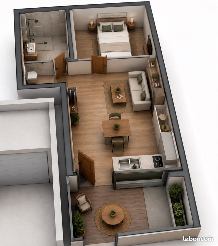 Appartement 2 pièces 31 m² · à La Rochelle · 31 m² · 940 €
