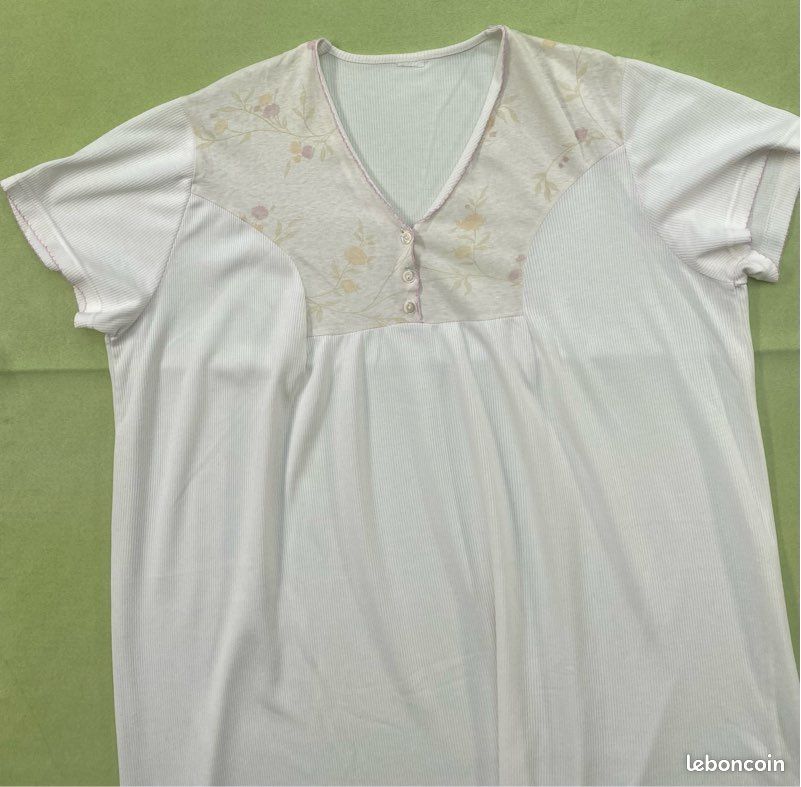 Chemise de nuit été écru femme 50/52 (image 1)