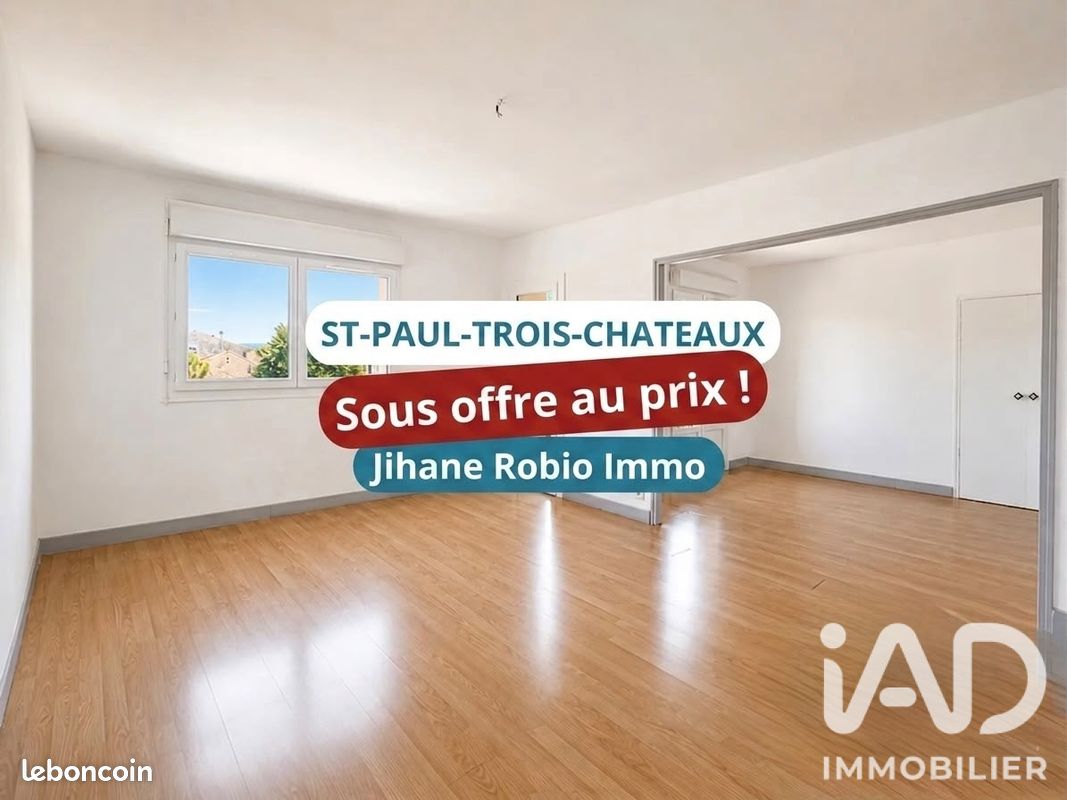 Appartement 4 pièces 68 m² · à Saint-Paul-Trois-Châteaux · 68 m² · 105 000 €