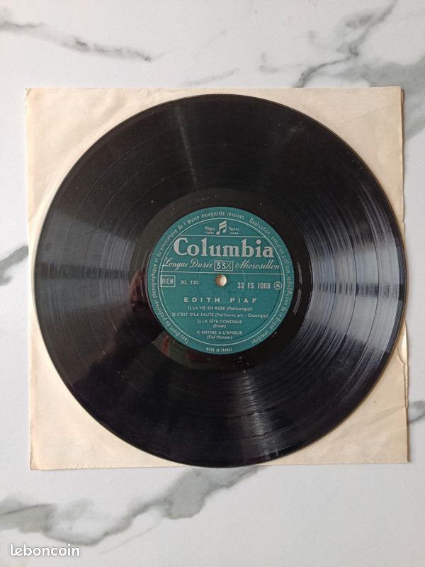 Vinyle 33T - Edith PIAF - La vie en rose (image 3)