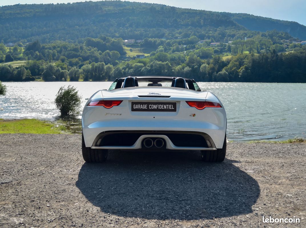 Jaguar F-Type Cabriolet 3.0 V6 S 380ch *Polaris White / Origine France (image 6)