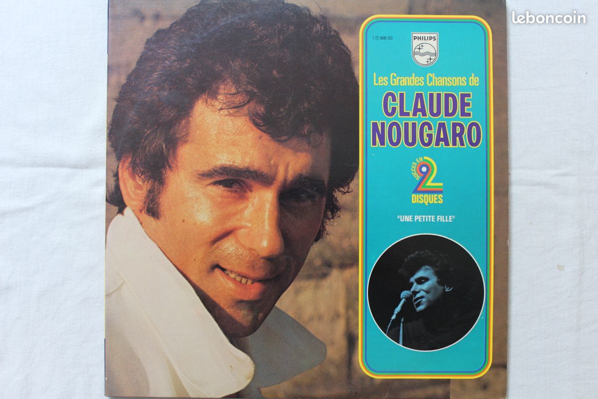 C Double album VINYLE 33T CLAUDE NOUGARO Une petite Fille SIDE26 (image 1)