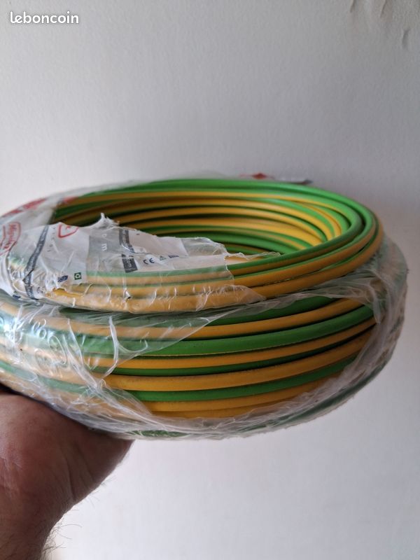 Fils électrique rigide H07VR 6mm2 (image 1)
