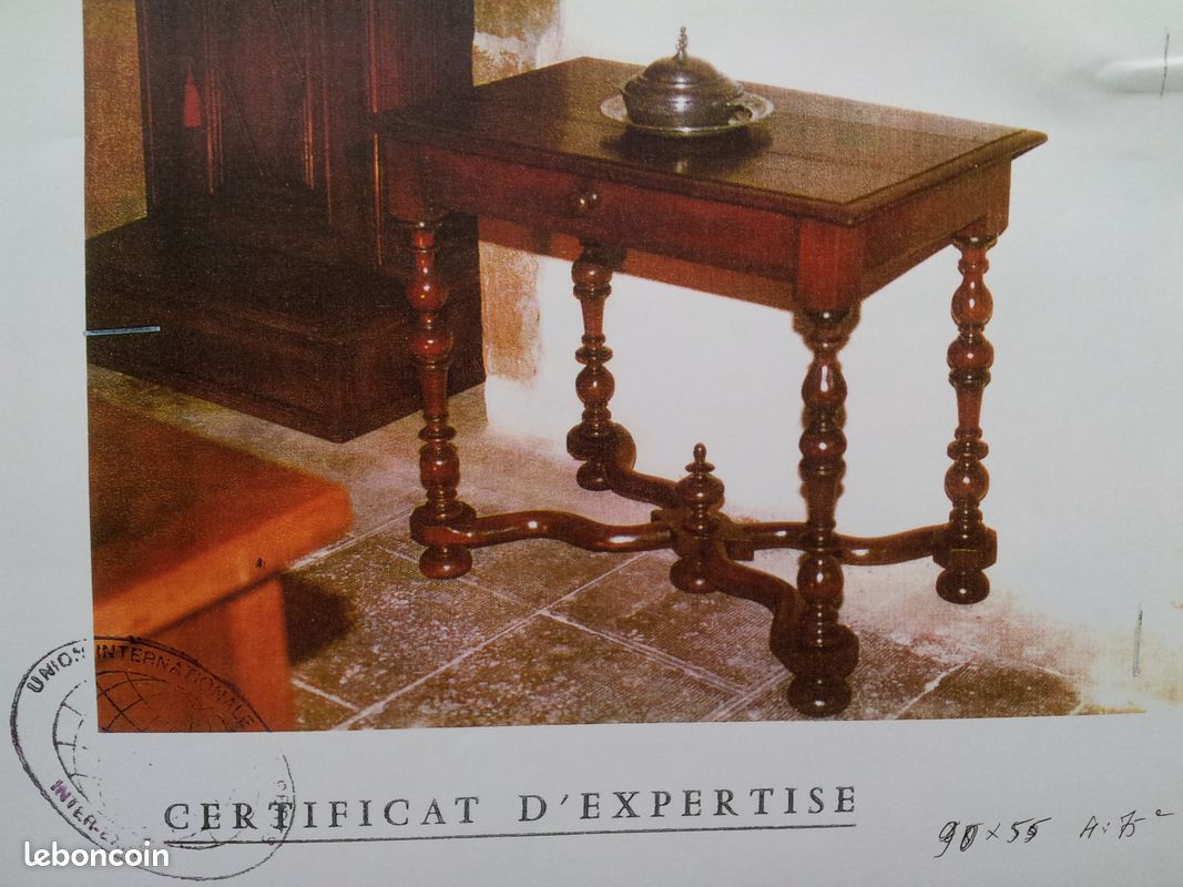 TABLE - Bureau époque Louis XIII (image 1)