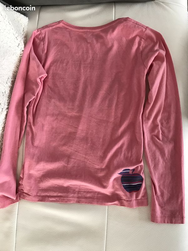 Tee shirt roxy rose état neuf (image 3)