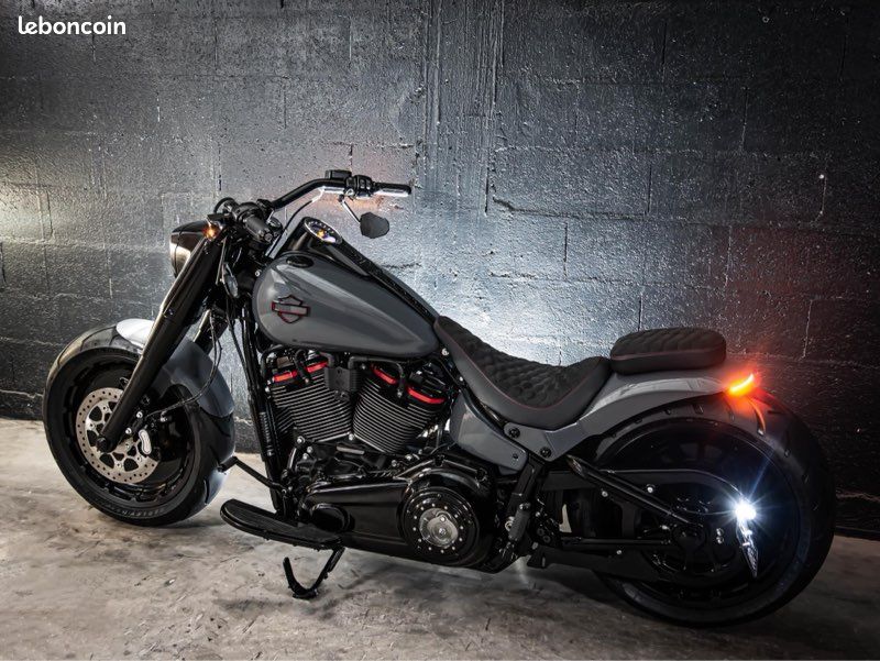 Harley-davidson fat boy 114 – préparation melk motorcycles – état neuf – 1 800 km (image 12)