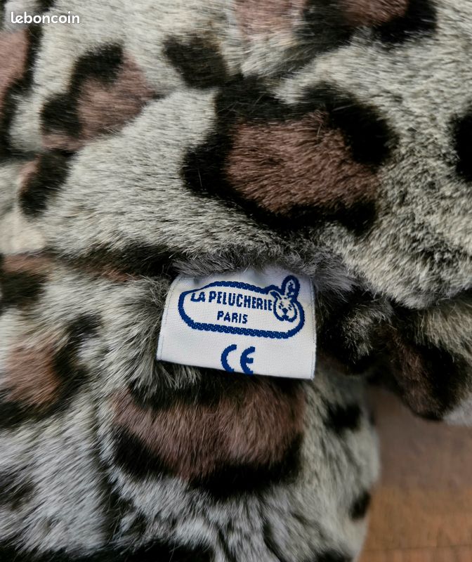 Peluche panthère grise (image 6)