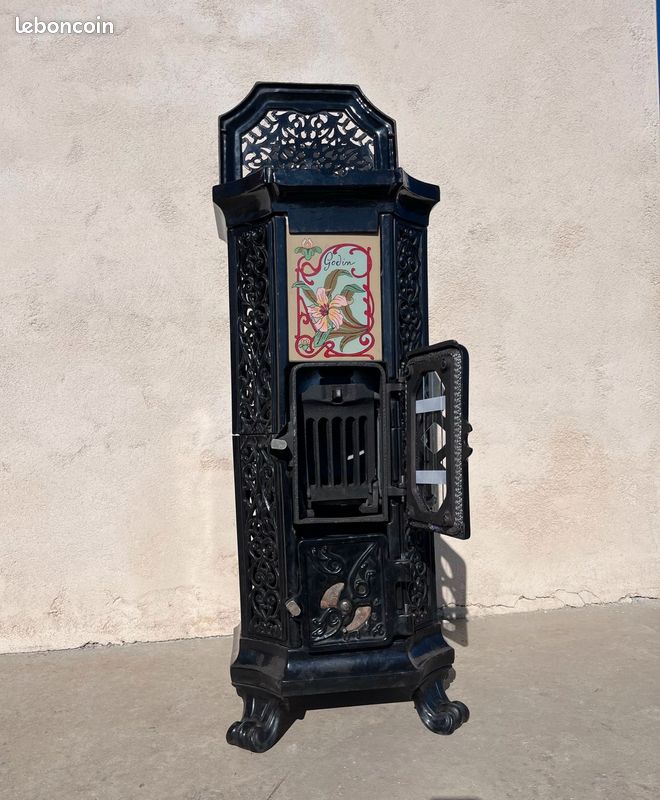 Godin Belle Epoque wood stove Green