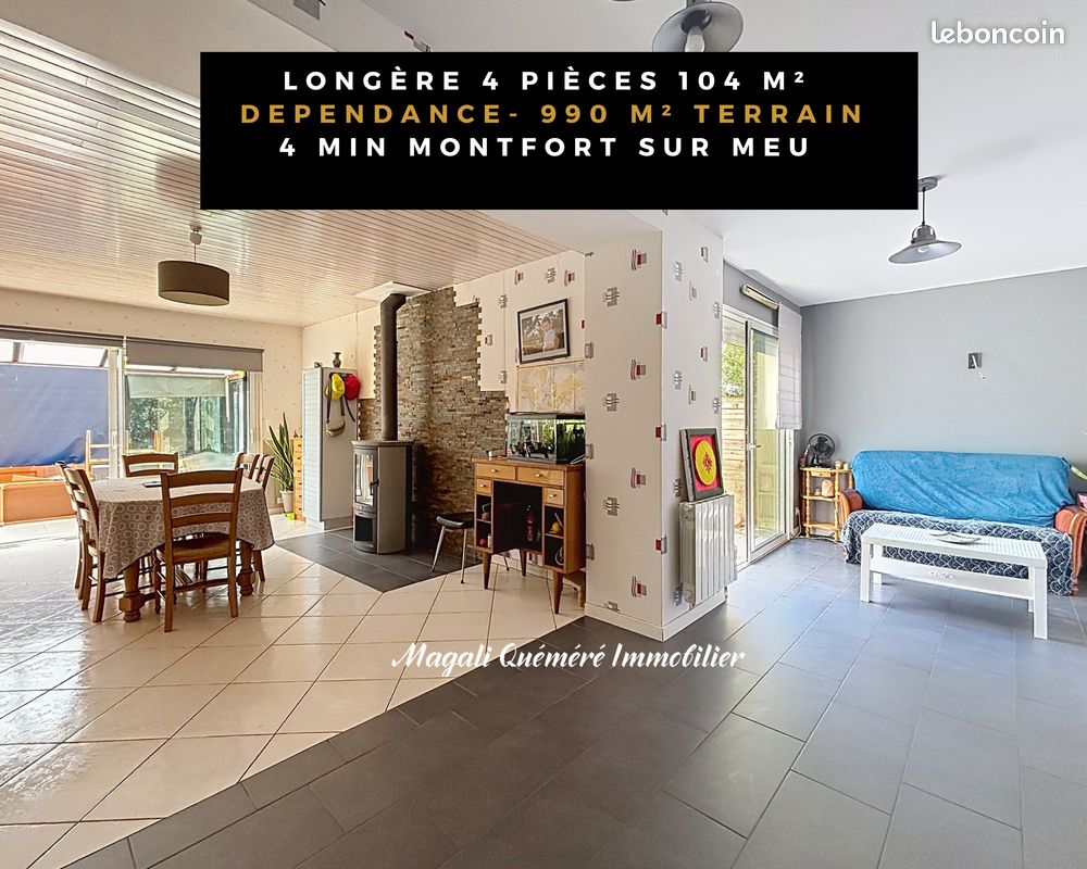 Maison 4 pièces 104 m² · à Montfort-sur-Meu · 104 m² · 233 900 €