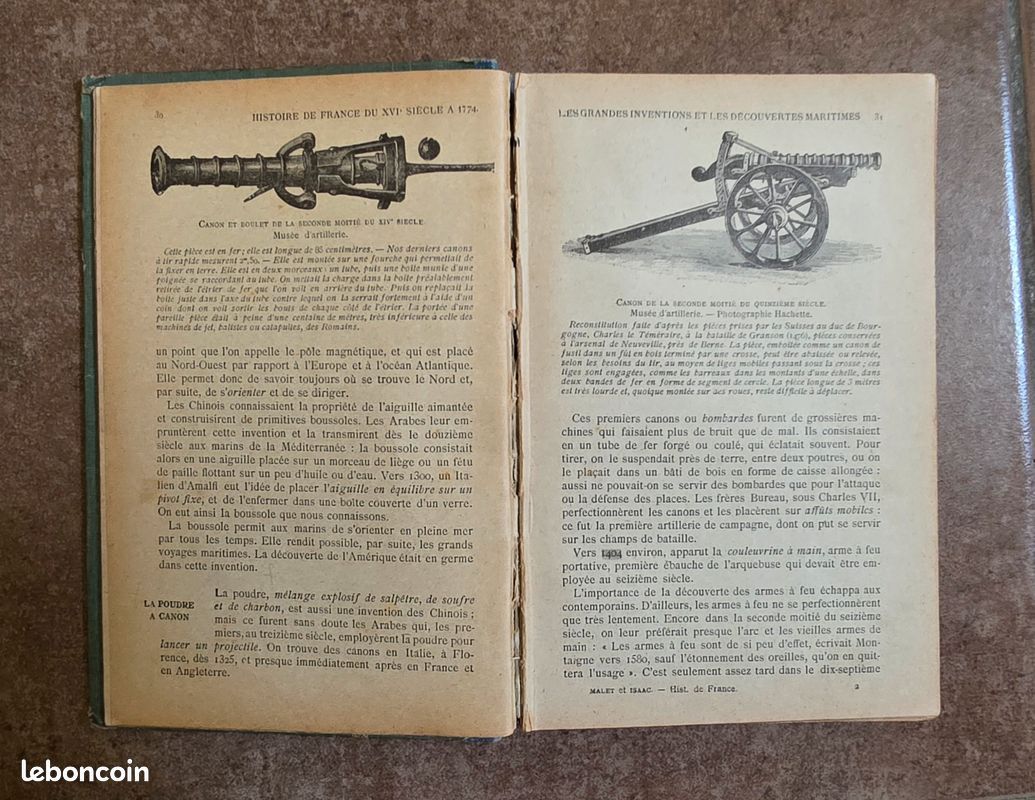 Livre ancien Histoire de France, 1923 (image 3)