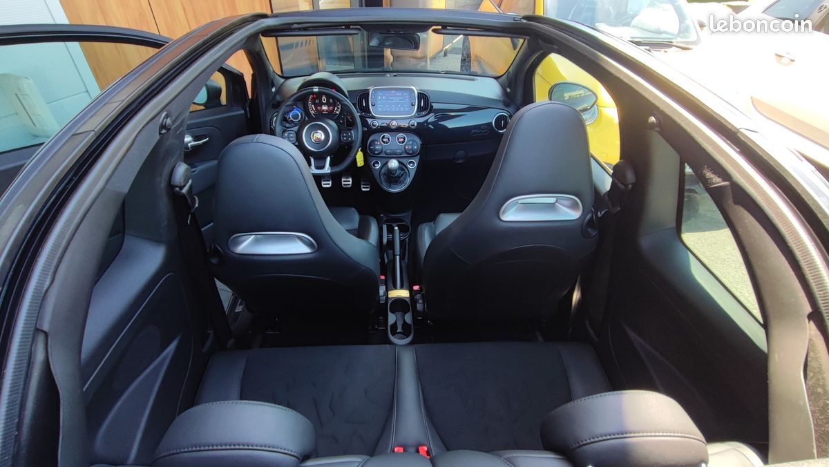 Abarth 500C 1.4 TURBO T-JET 165 CH 595 SCORPIONEORO*1ER MAIN*EDITION 2000 EXEMPLAIRES (image 20)