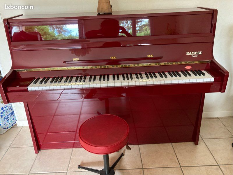 Piano Droit Rameau Beaucaire laqué prune (image 2)