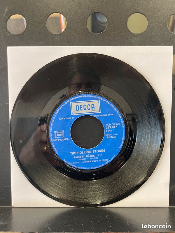 Rolling Stones 45 tours original Paint it Black 1972 (image 3)