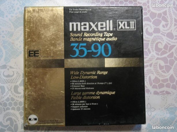 Bobine Bande Magnétique Maxell 35-90 - 7 Pouces - NEUVE SCELLÉE