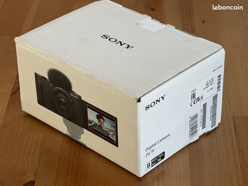 Appareil photo VLOG Sony ZV-1F Noir (Boîte d'origine) (image 2)