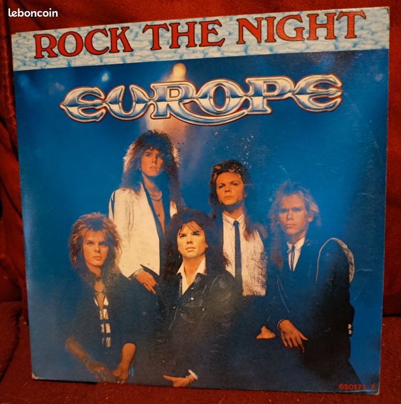Europe, Rock the night vinyle 45T (image 1)