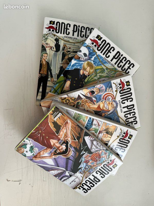 Mangas one piece 6 à 10 (image 1)
