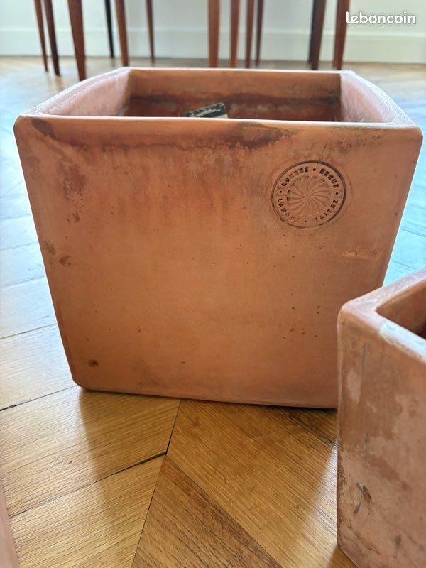 Lot de 3 pots de fleurs en terre cuite (image 6)
