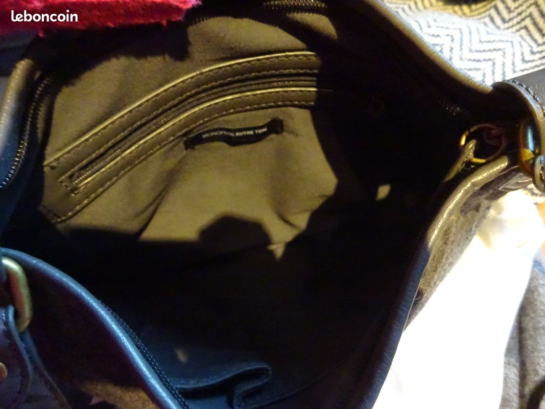 Sac gris Monoprix (image 5)