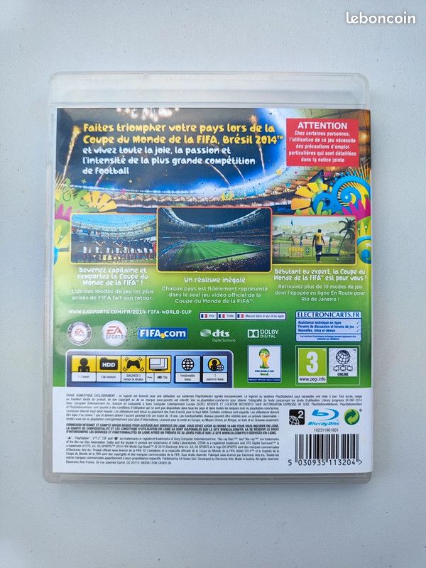 Jeu PS3 Coupe du monde la FIFA, Brésil 2014 (image 2)