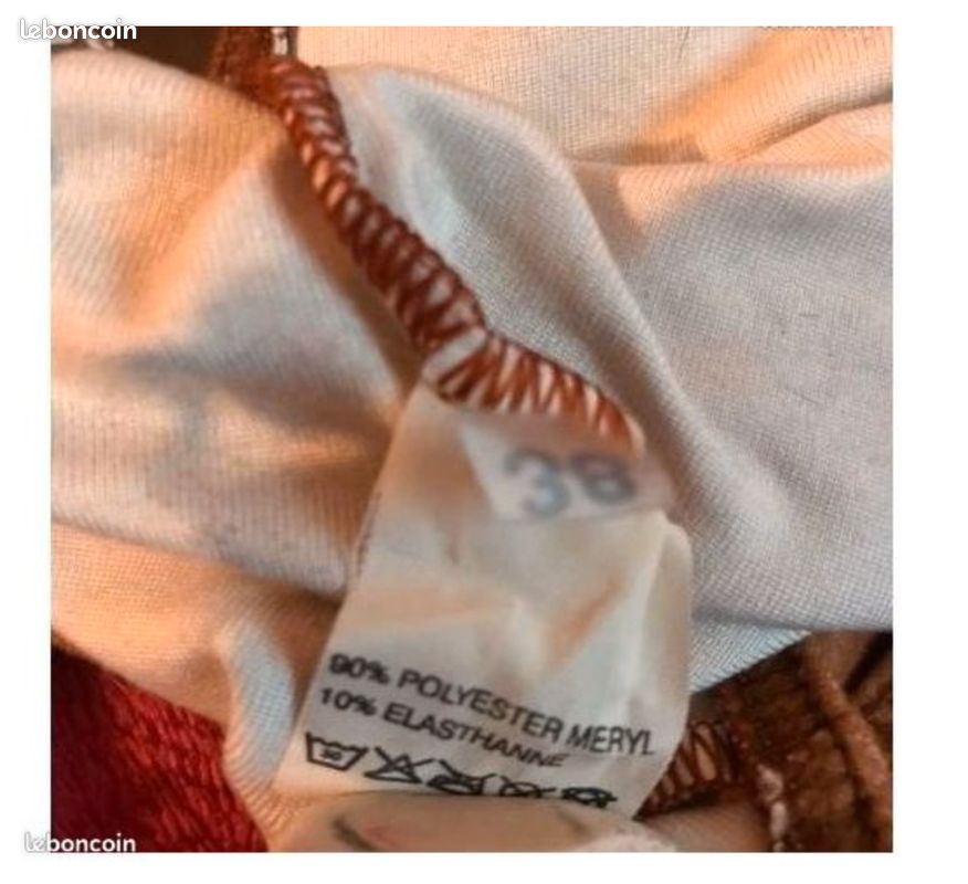 Maillot bain 1 pièce marron - T38 (image 5)