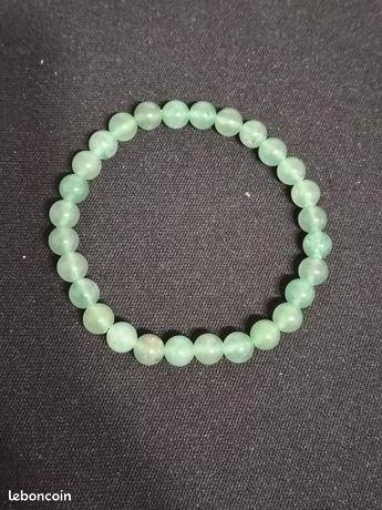 Fil De Perles En Aventurine Verte - Boules 6mm - Environ 63 Perles (39 Cm) - Neuf