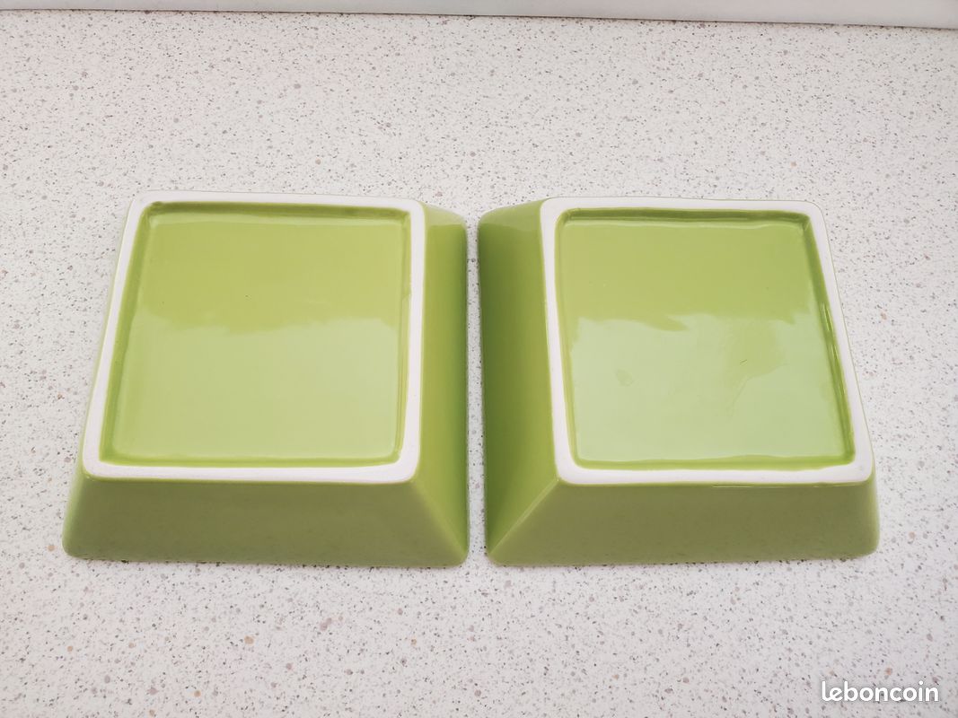 Lot de 2 plats de forme carrée (image 3)