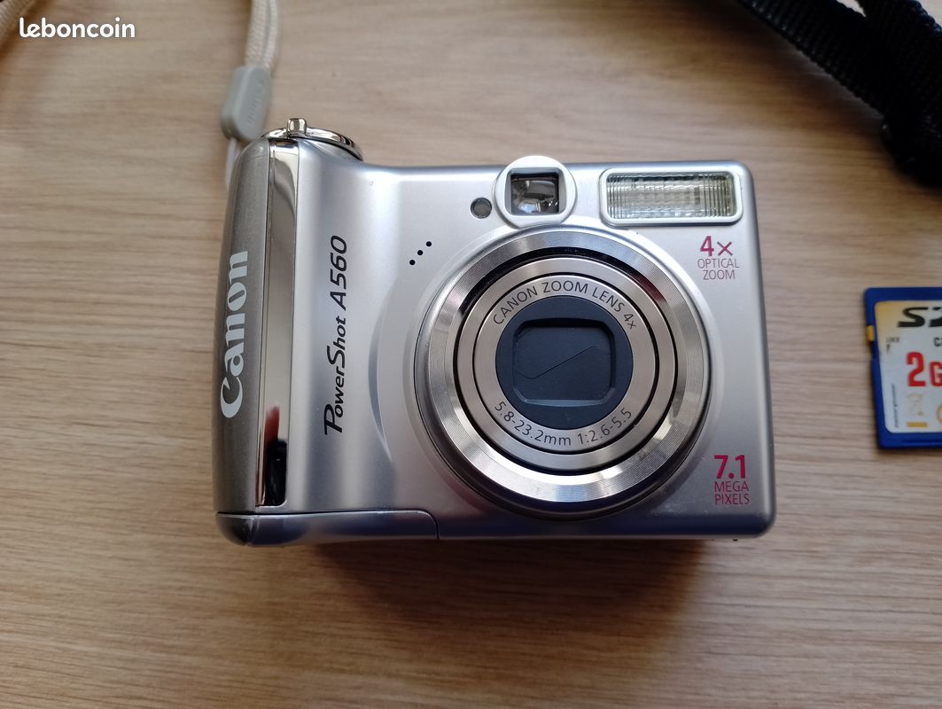 Canon PowerShot A560 – Appareil Photo Numérique Compact 7,1 MP, Occasion