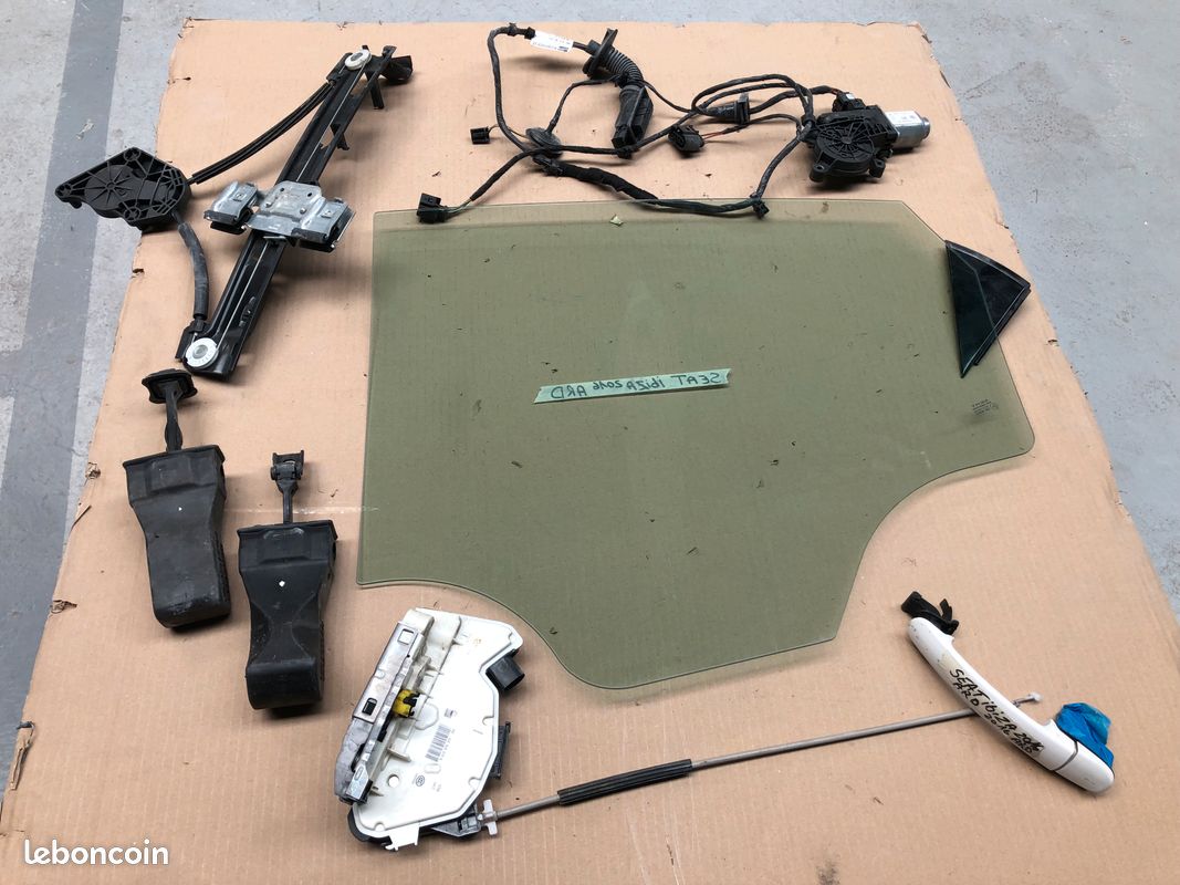 Vitre, lève vitre,poignée de porte arrière droit SEAT IBIZA 4 (image 2)