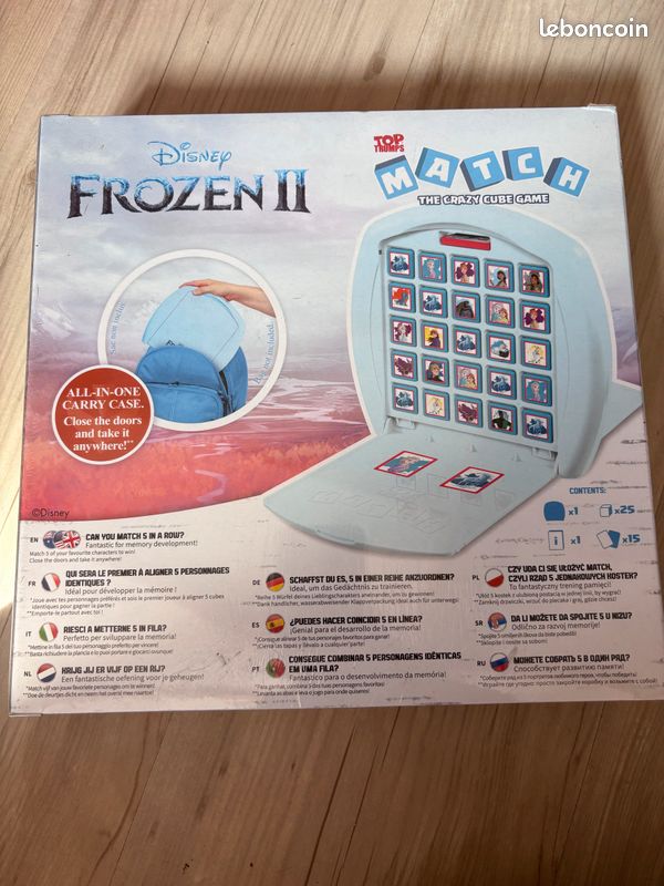 Disney jeu de cube reine des neiges crazy cause game neuf (image 1)