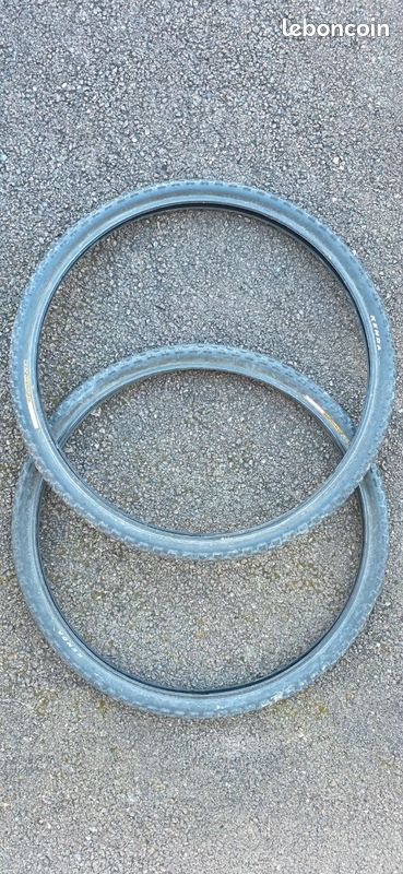 Paire De Pneus Vintage BMX Schwinn Scrambler XS - 20 X 2,125 - Occasion Mid School