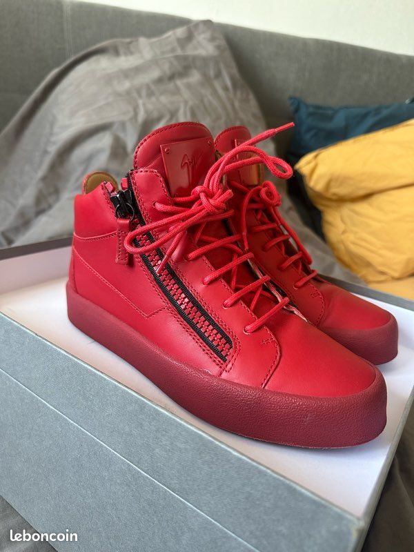 Chaussures Giuseppe Giuseppe Zanotti Rouge Sneakers Giuseppe