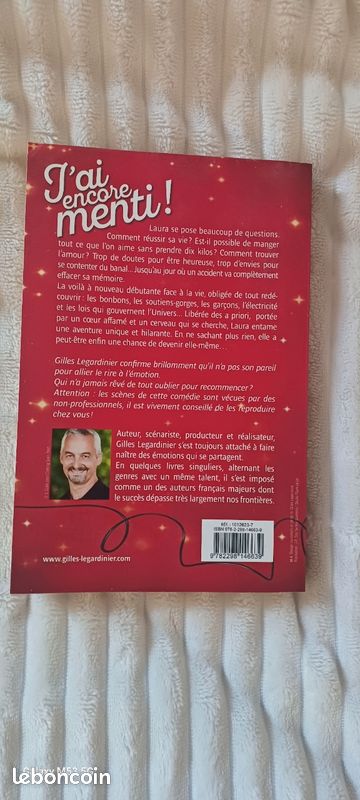 Livre j'ai encore menti. Gilles Legardinier (image 2)