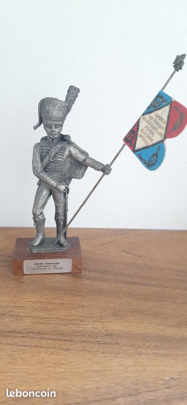 Figurine étain Les Etains Du Prince – Officier Chasseur à Cheval, Garde Impériale, 1er Empire