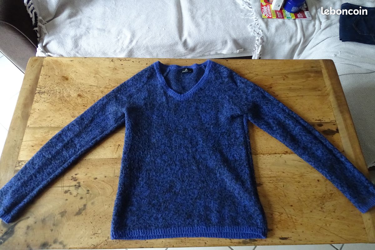 Pull ONE STEP taille XS bleu (image 1)