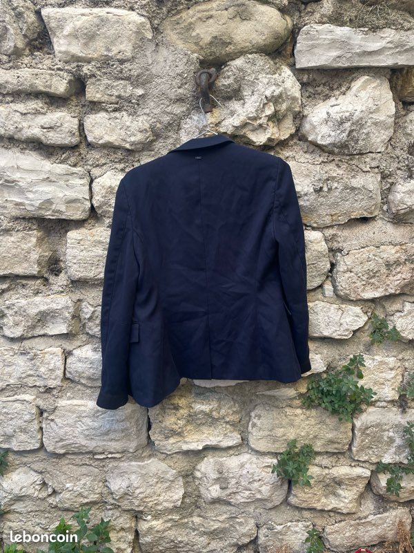Blazer / Veste de costume bleu marine G-Star RAW Correct – Taille 40 (L) (image 3)