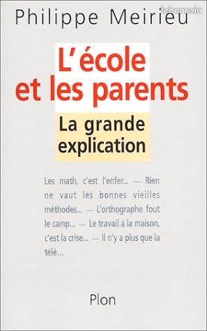 L'école et les parents de Meirieu (image 1)