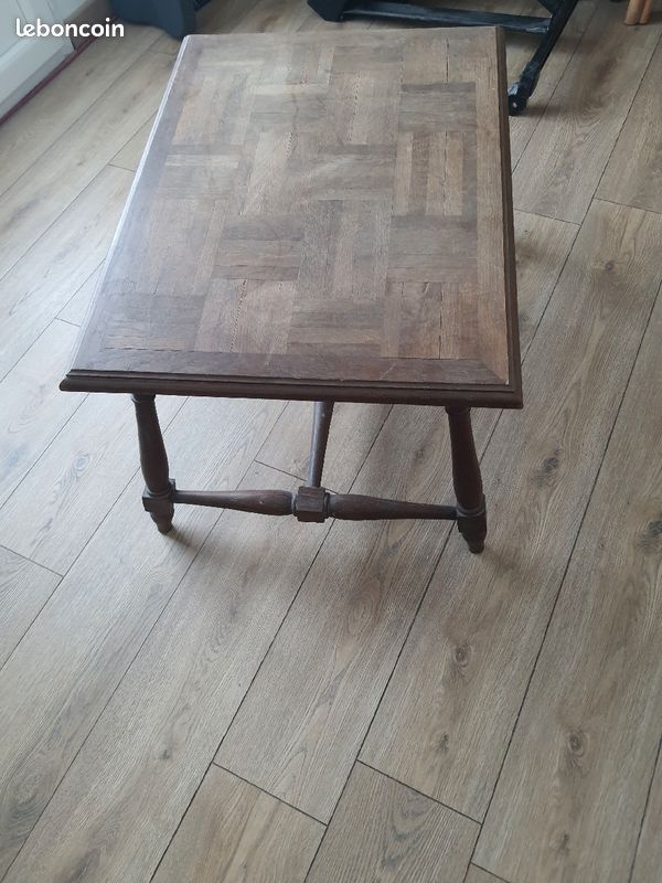 Table basse chêne massif (image 1)