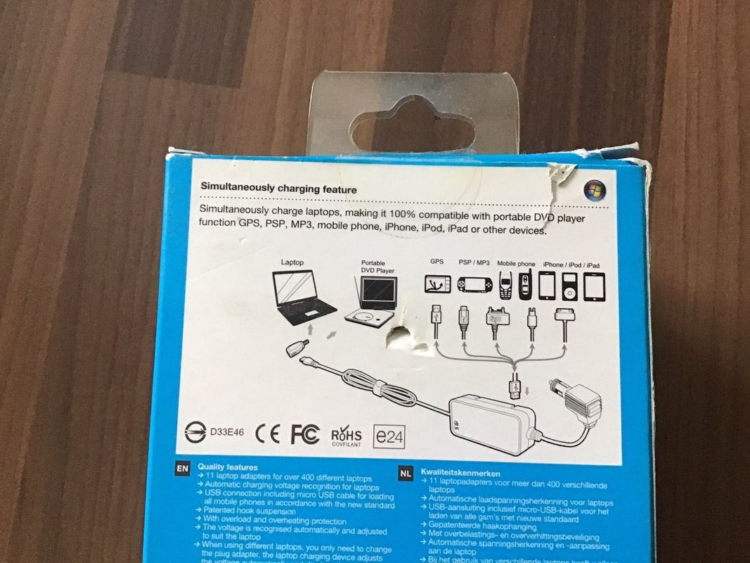 Chargeur d'ordinateur portable waeco - Équipement caravaning