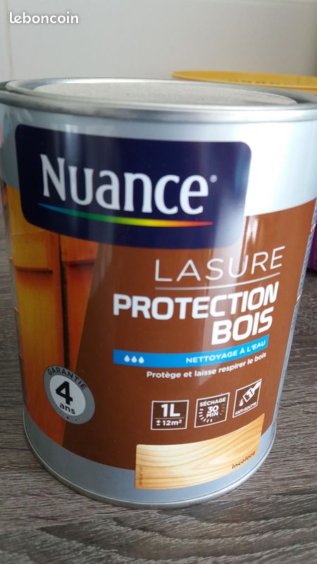 Pot 1L Lasure protection bois NUANCE chêne clair (image 1)