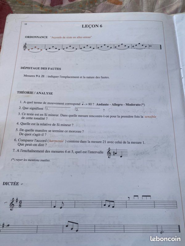 Livre du solfège sur la F. M. 440.4 (image 10)