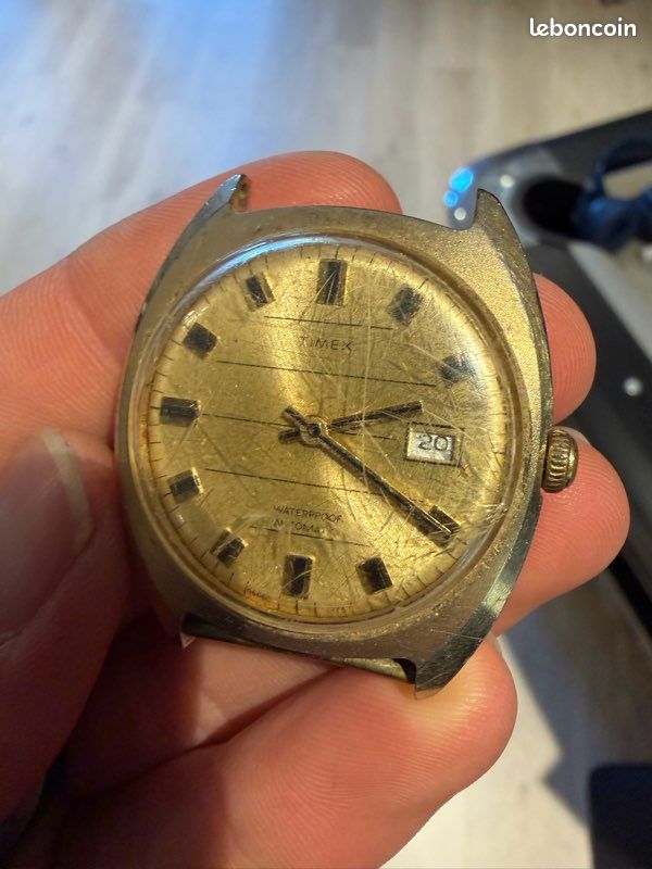 Montre Homme Suisse Cliper – Mouvement Automatique, Vintage – Occasion, Fonctionne – Style Rétro
